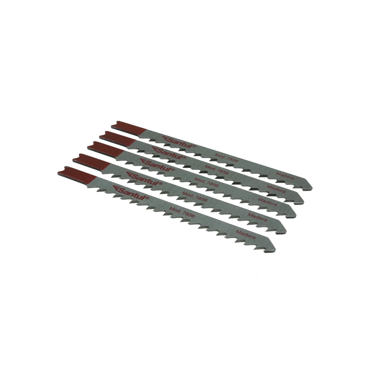 Segueta para caladora corte madera/plástico 5 piezas tipo "U" Santul 7856