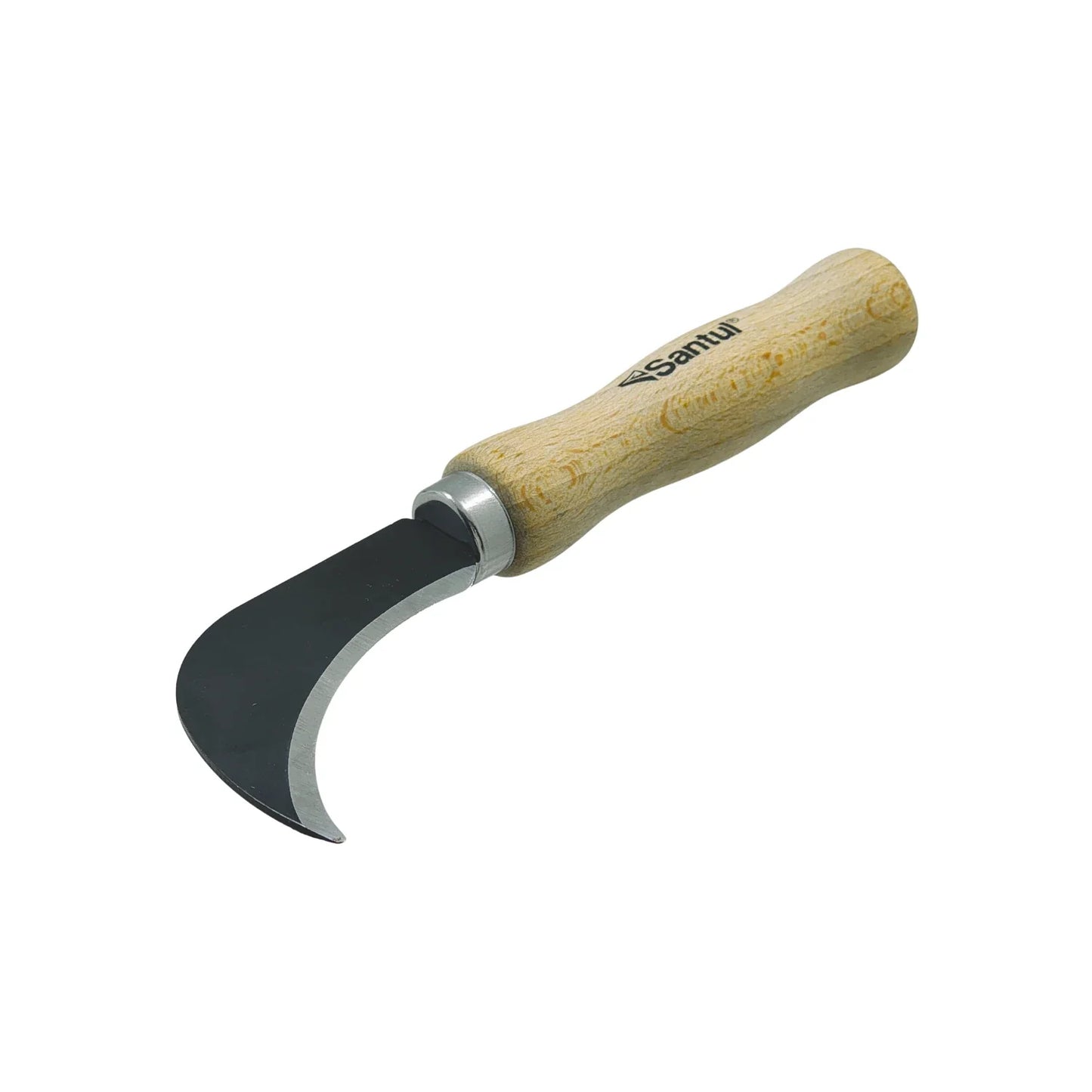 Cuchillo 7 1/2" curvo mango de madera Santul 7934