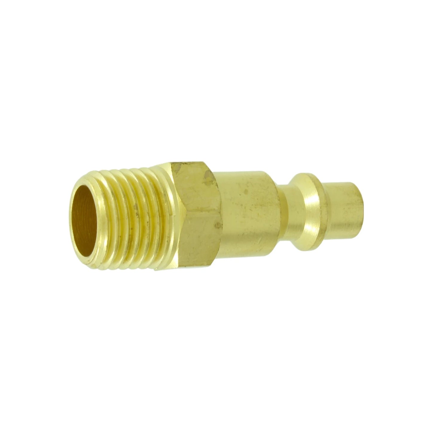 Conector rápido macho de latón 1/4 pulgada para compresora
