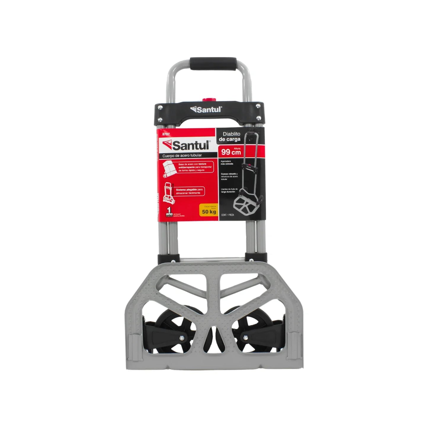 Diablo de carga plegable acero 50 k Santul 8787