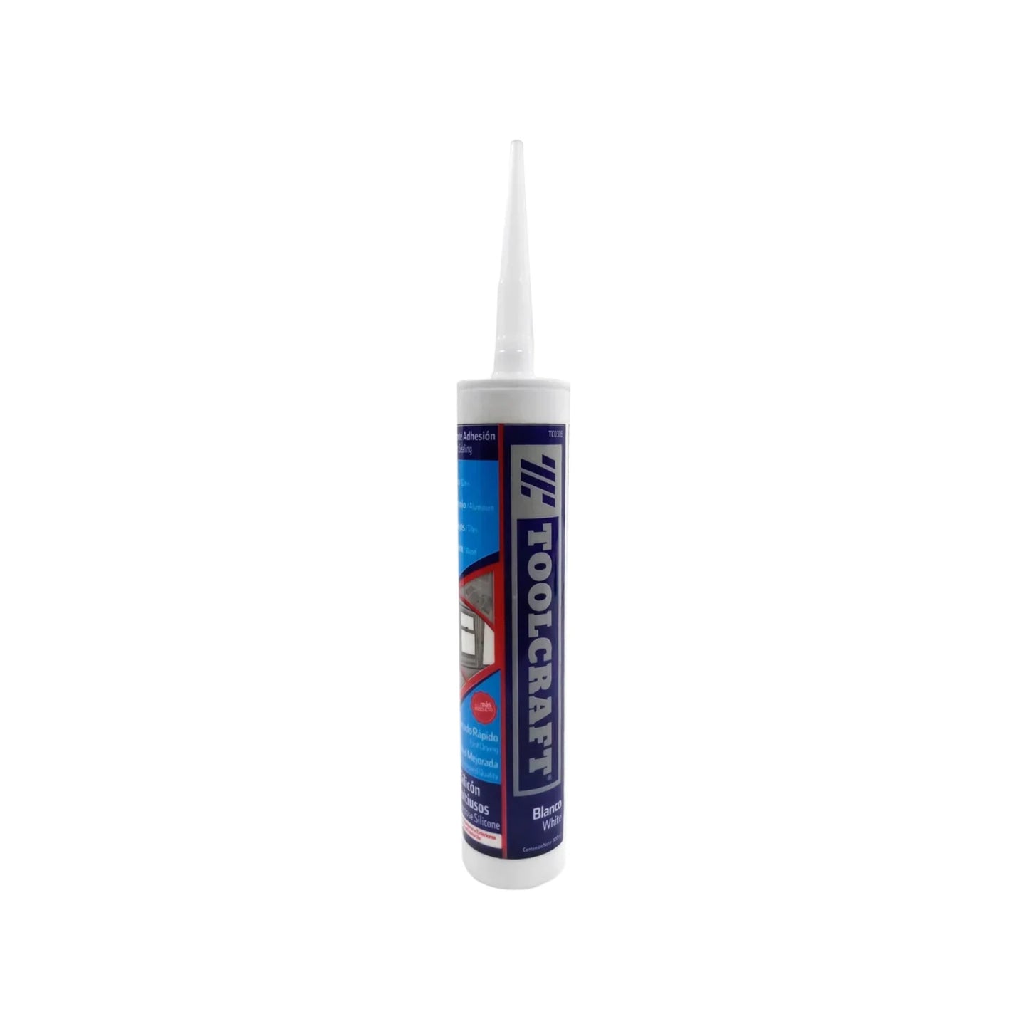 Silicón blanco 280 ml uso general Toolcraft TC0318