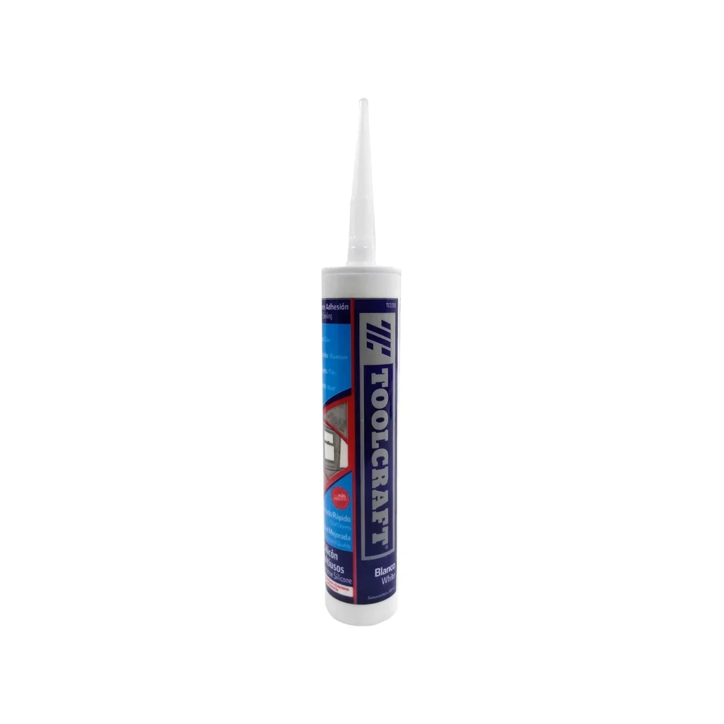Silicón blanco 280 ml uso general Toolcraft TC0318