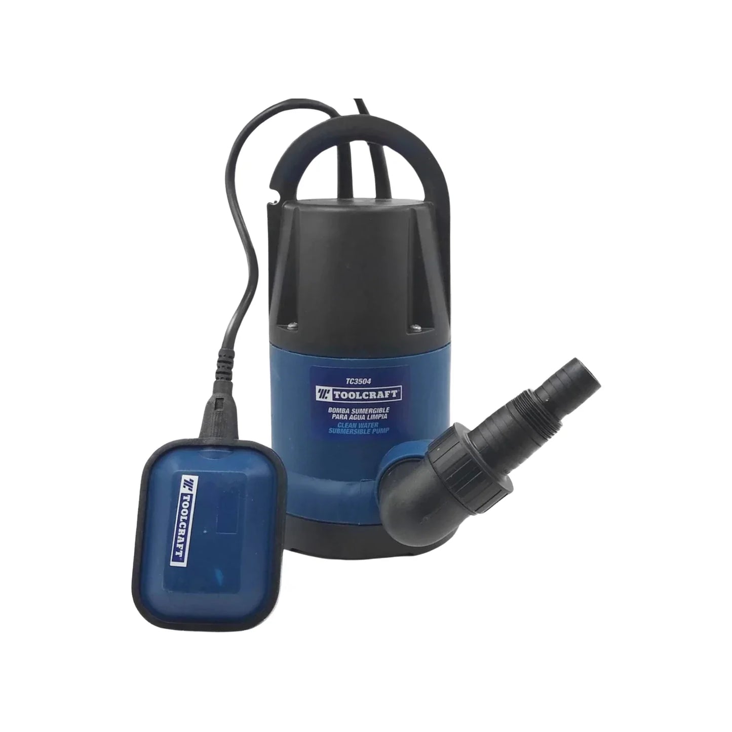 Bomba sumergible 1/2 HP para agua limpia Toolcraft TC3503