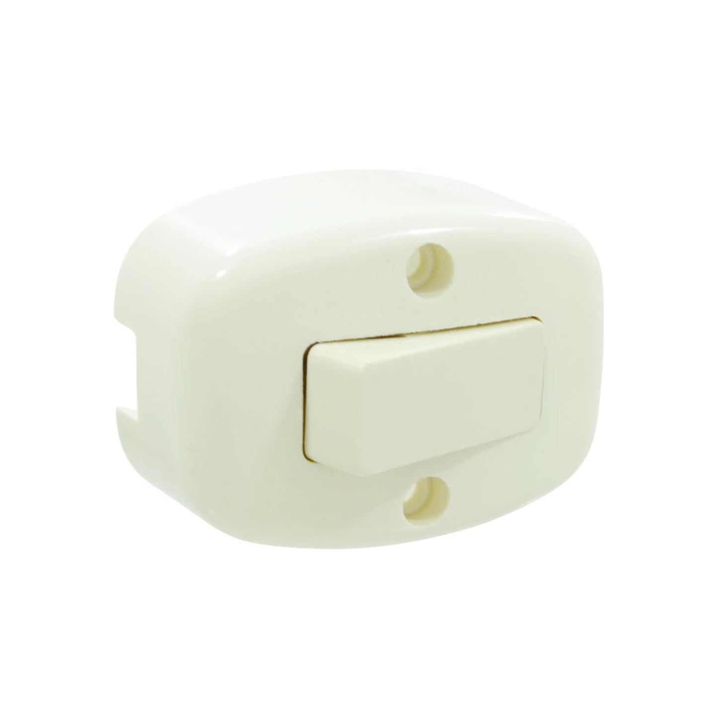 Apagador interruptor de luz de sobreponer color crema para control eléctrico doméstico