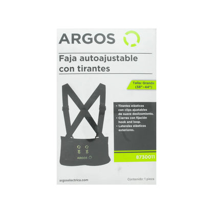 Faja industrial grande con tirantes Argos 8730011