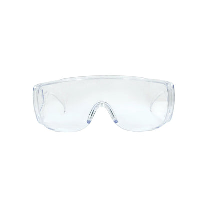 Lentes de seguridad transparentes con ventilación para protección ocular. Ideales en industria, laboratorio y construcción.