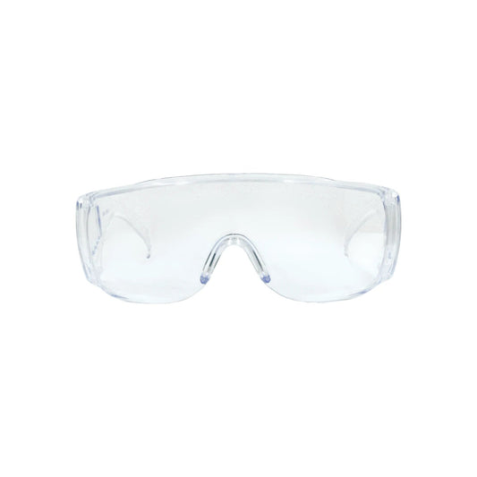 Lentes de seguridad transparentes con ventilación para protección ocular. Ideales en industria, laboratorio y construcción.
