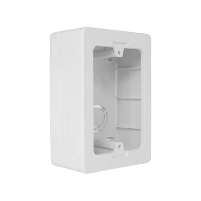 Caja universal eléctrica de plástico blanca Argos para montaje sobrepuesto de interruptores y contactos