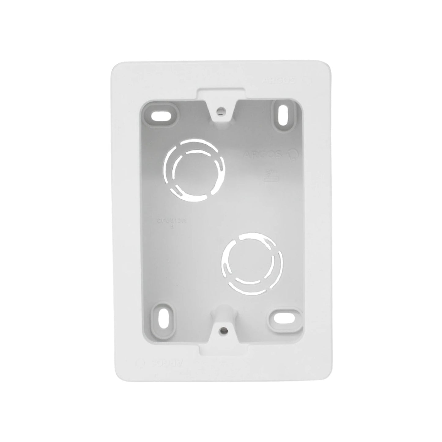 Caja universal eléctrica de plástico blanca Argos CPU013W para instalaciones de superficie