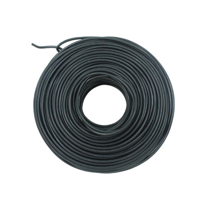 Rollo de cable eléctrico negro calibre #14 para instalaciones de 100 metros