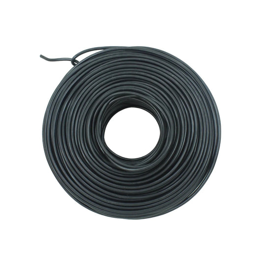 Rollo de cable eléctrico negro calibre #14 para instalaciones de 100 metros