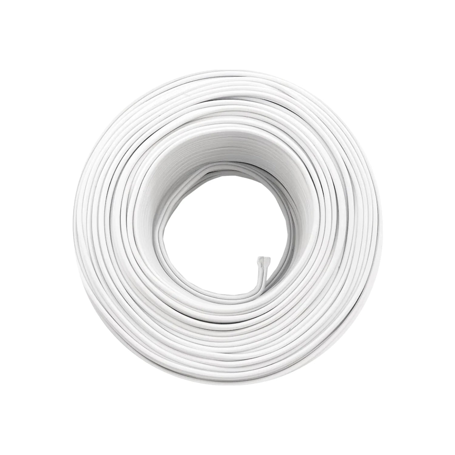Cable eléctrico calibre 14 blanco en rollo de 100 metros para instalaciones de potencia