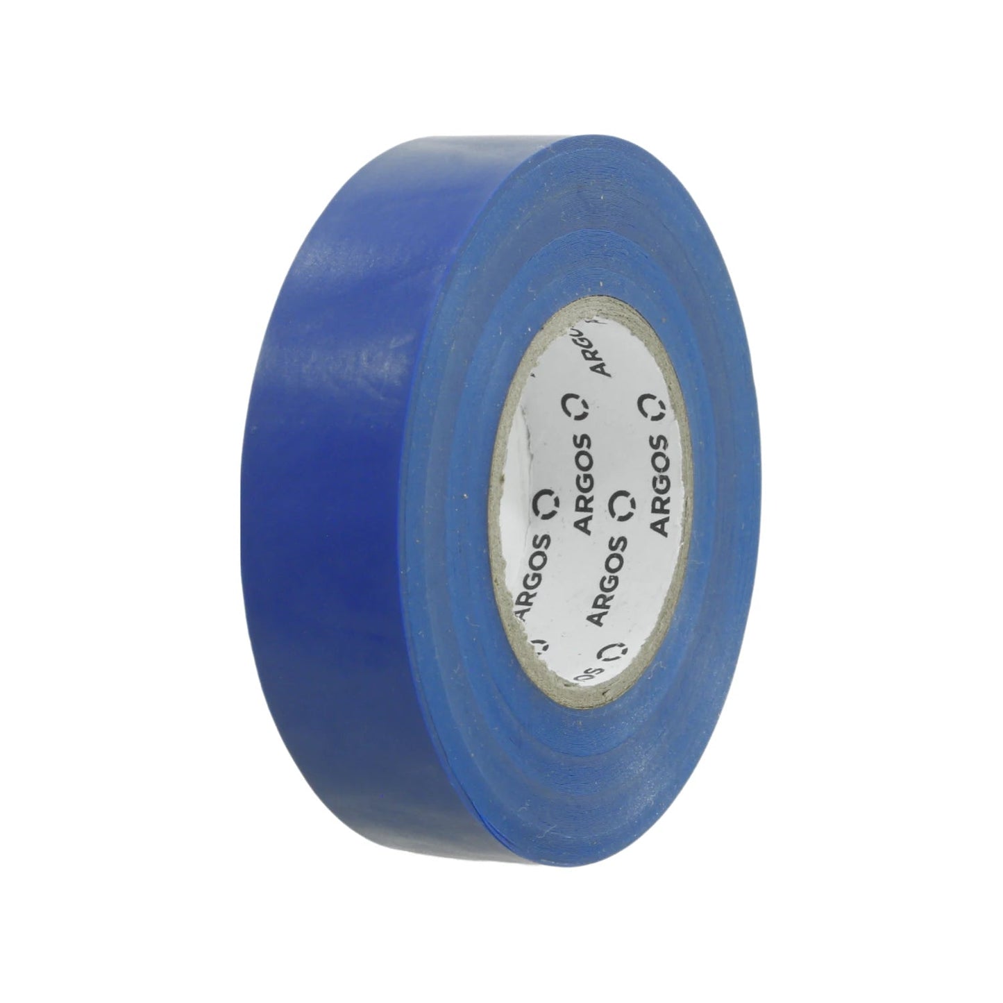 Cinta de aislar eléctrica azul Argos para aislamiento de cables, reparaciones y fijación de circuitos.