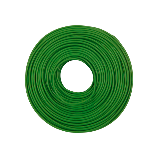 Cable eléctrico verde calibre 10, rollo de 100 metros para instalaciones residenciales e industriales