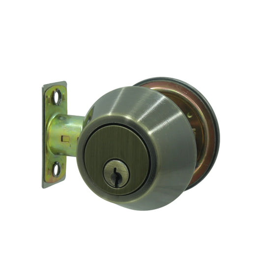 Cerradura/Chapa entrada principal doble llave cobre Kovac CDLL15LA
