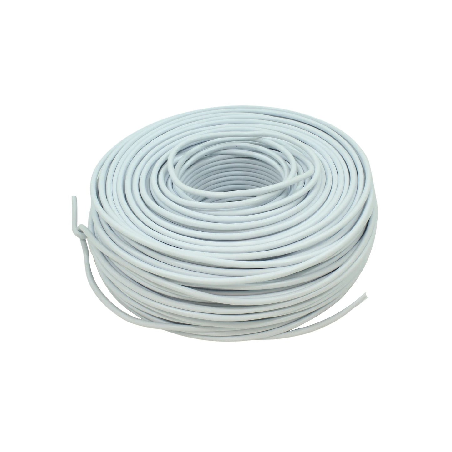 Cable eléctrico blanco calibre 12 en rollo para instalaciones residenciales