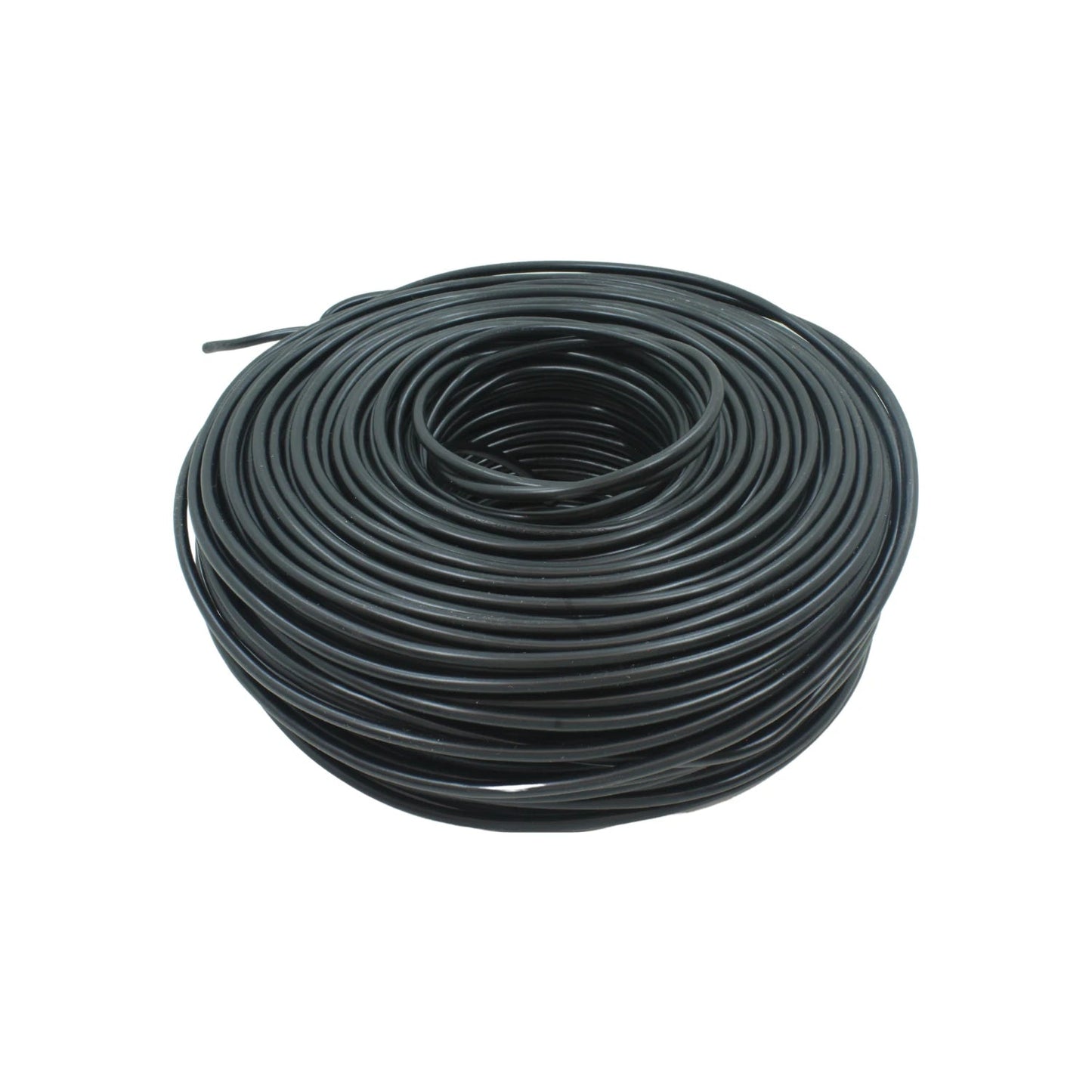 Rollo de cable eléctrico calibre 12 color negro, 100 metros de conductor aislado
