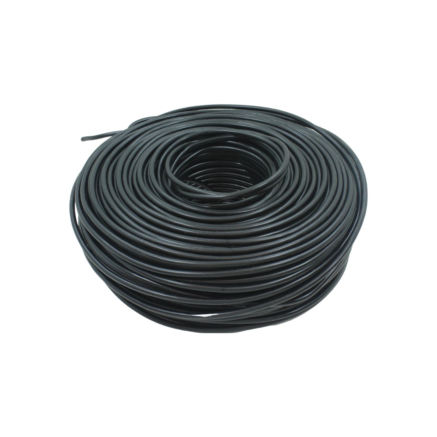 Rollo de cable eléctrico calibre 12 color negro, 100 metros de conductor aislado