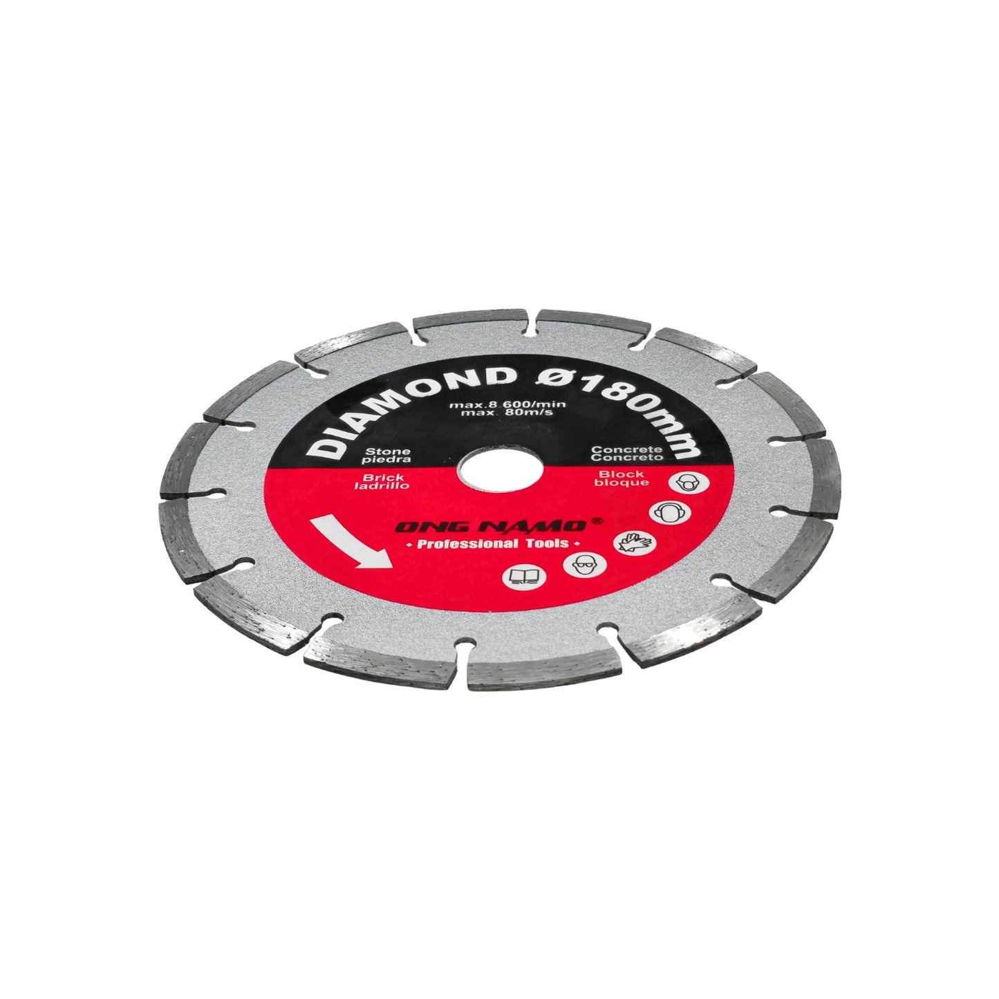 Disco 7" segmentado Ong namo 7-2 diamantado