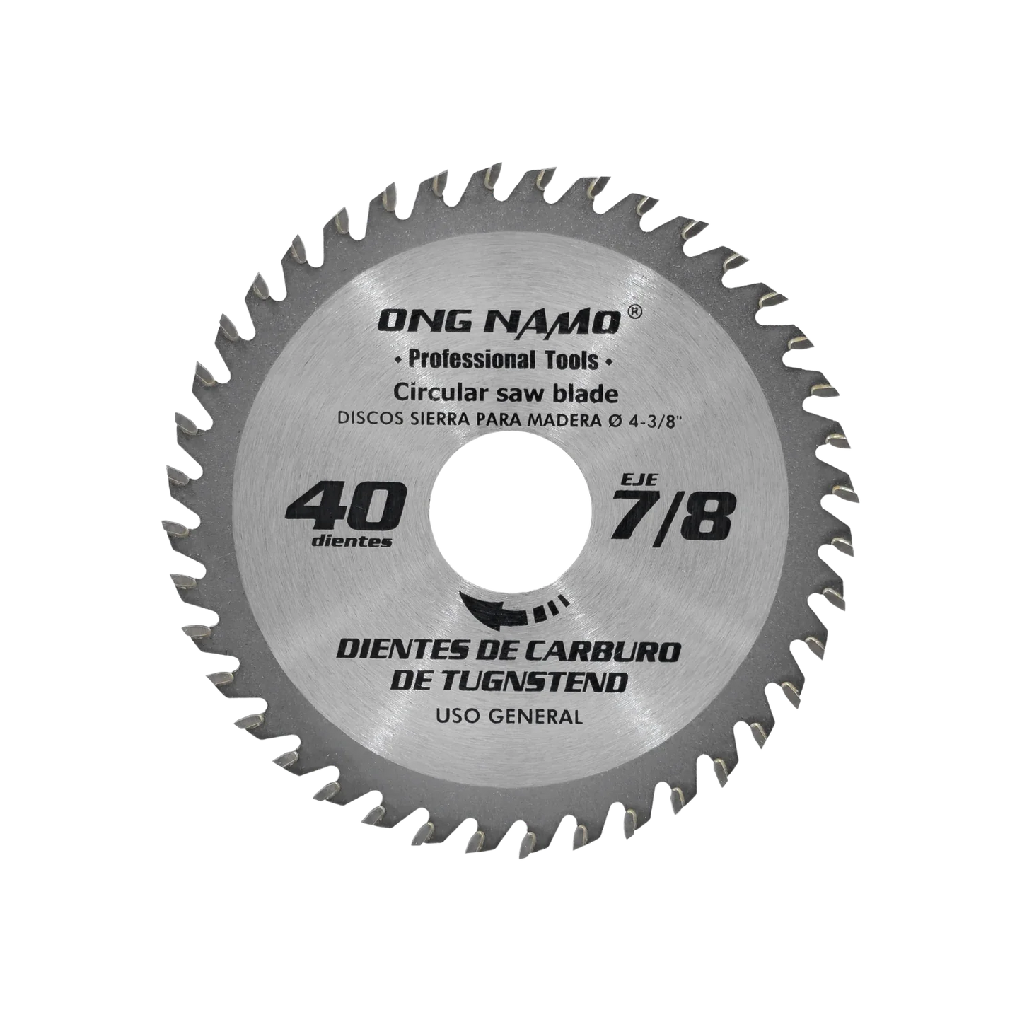 Disco sierra circular 7/8" de 40 dientes Ong namo 440