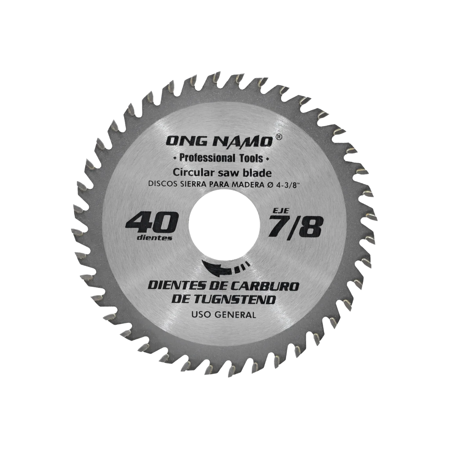 Disco sierra circular 7/8" de 40 dientes Ong namo 440