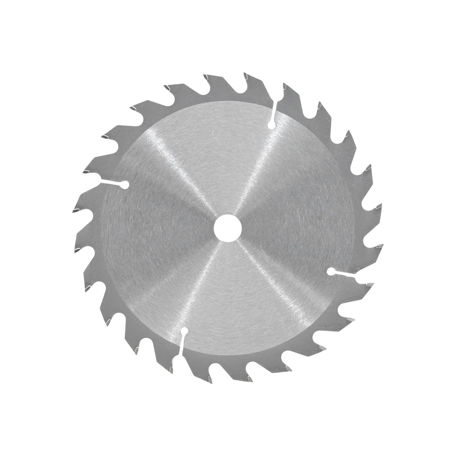 Disco sierra circular metálico de 7 1/4" y 24 dientes, eje 5/8", herramienta para cortar madera