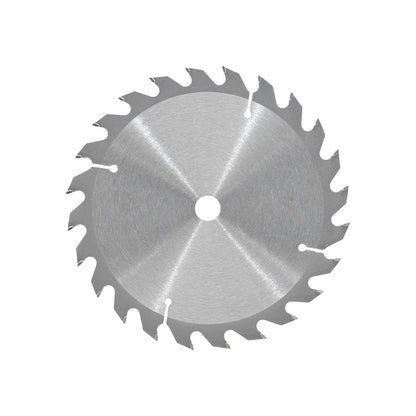 Disco sierra circular metálico de 7 1/4" y 24 dientes, eje 5/8", herramienta para cortar madera