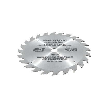 Disco sierra circular 5/8" de 24 dientes Ong namo 724