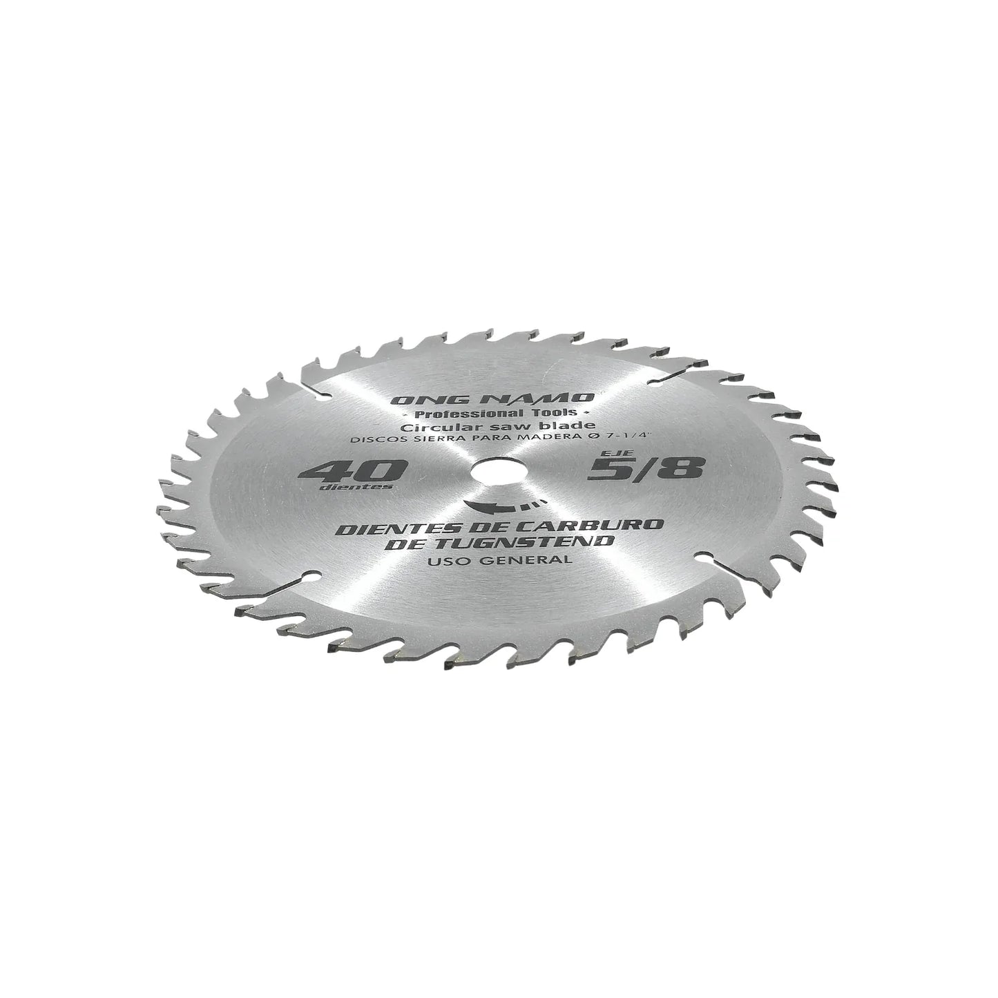 Disco sierra circular 5/8" de 40 dientes Ong namo 740