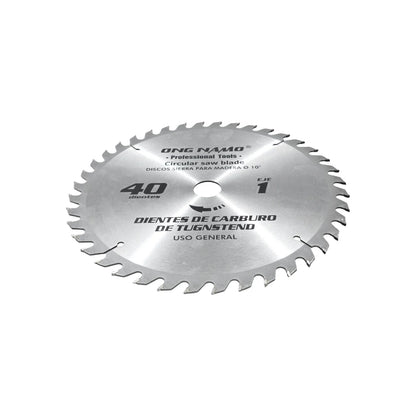 Disco sierra circular 10" de 40 dientes Ong namo 1040