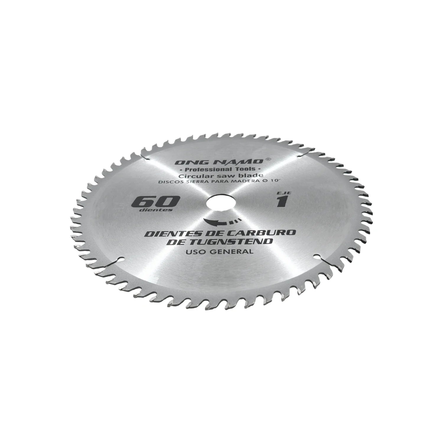 Disco sierra circular 10" de 60 dientes Ong namo 1060