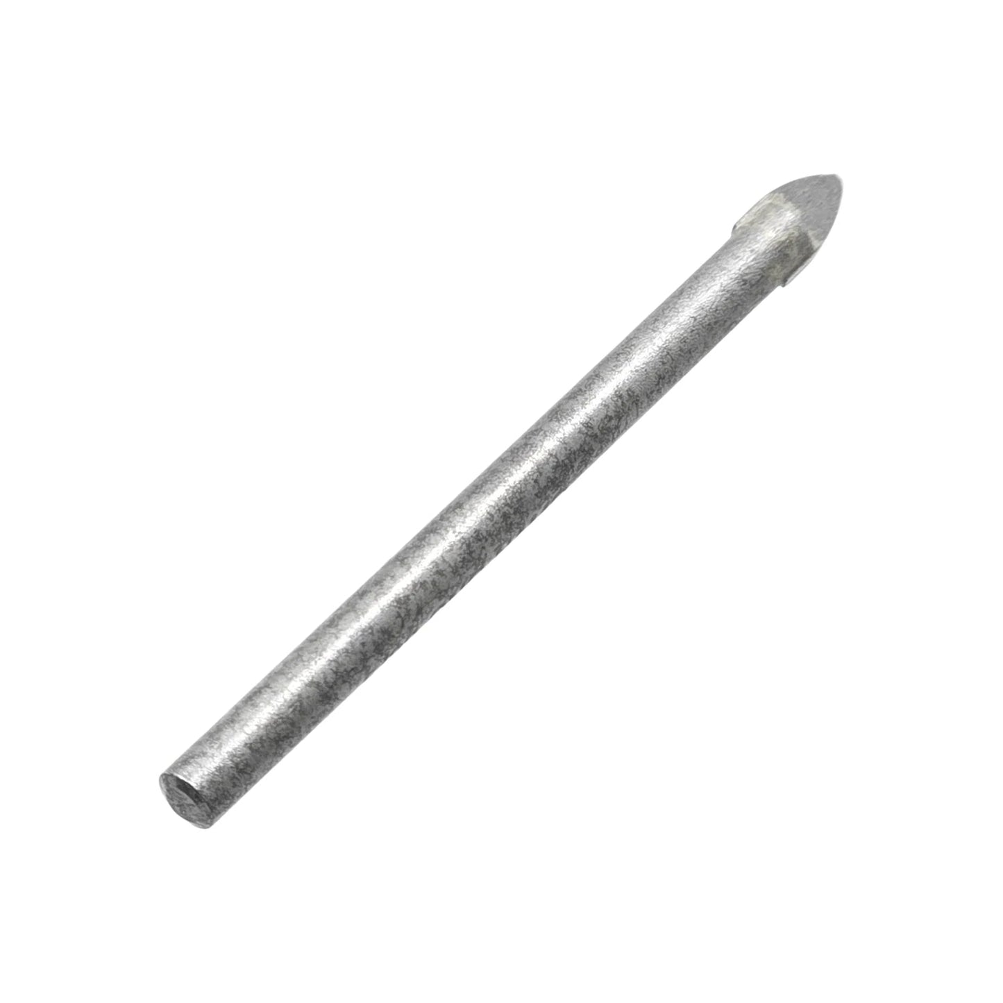 Broca para vidrio 5/32" punta de carburo metálica para perforar cristal y azulejos.