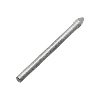 Broca para vidrio 5/32" punta de carburo metálica para perforar cristal y azulejos.