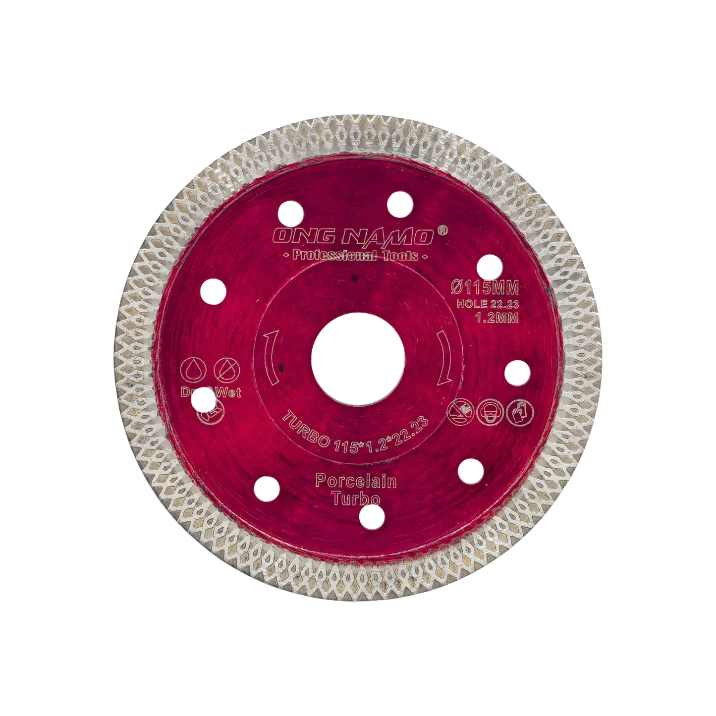 Disco 4 1/2" para porcelana Ong namo CZP666 diamantado