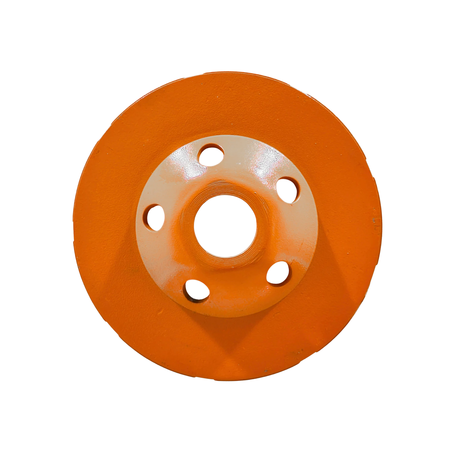 Copa diamante Austral 4 1/2" naranja para desbaste y pulido de concreto, piedra y mampostería