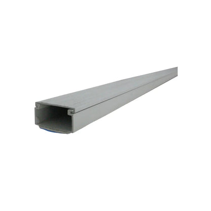 Canaleta blanca de PVC para cables, 3 vías, con adhesivo, 17x37mm