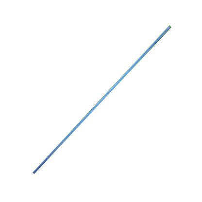 Canaleta plástica azul claro, perfil rectangular delgado para cables