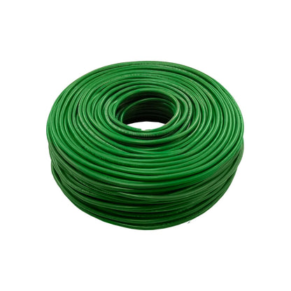 Cable eléctrico THW JCC #10 anti flama verde, 600V 90°C nylon para instalaciones eléctricas.