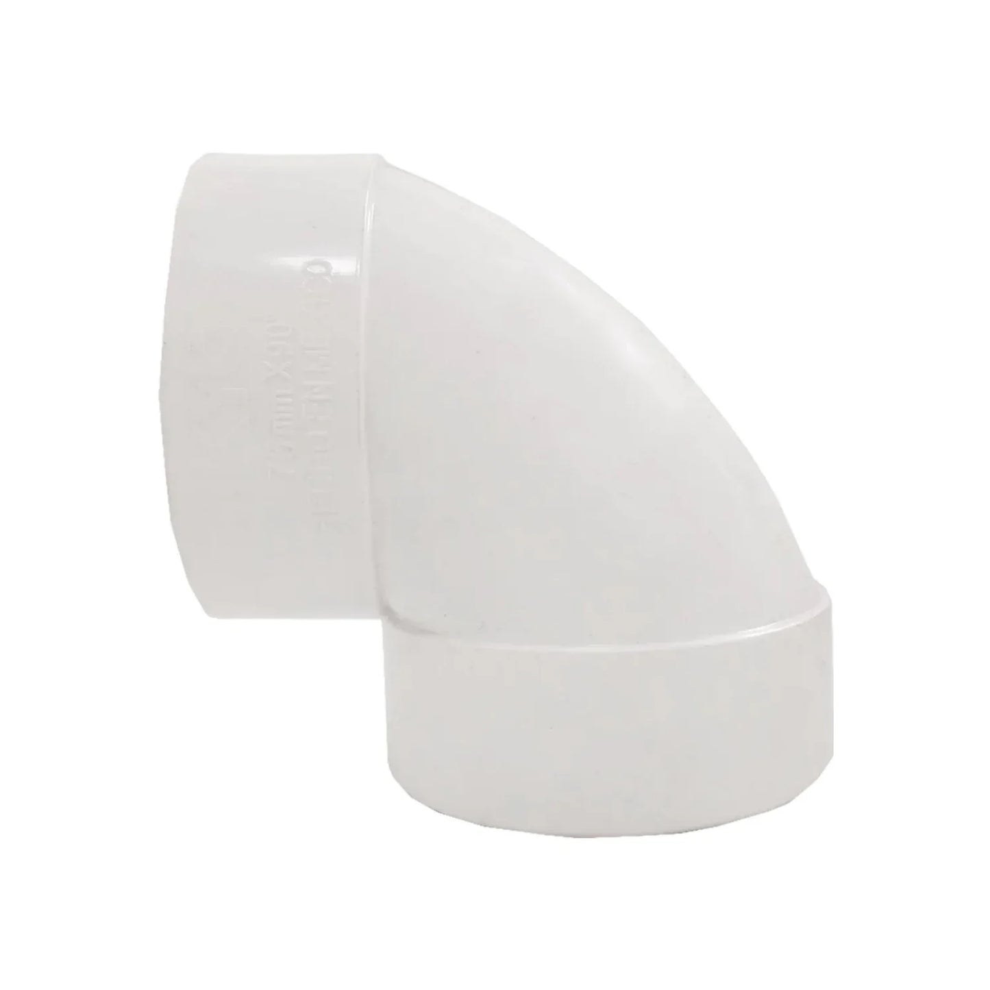 Codo PVC 3" (75 mm)x90 Sanitario HS