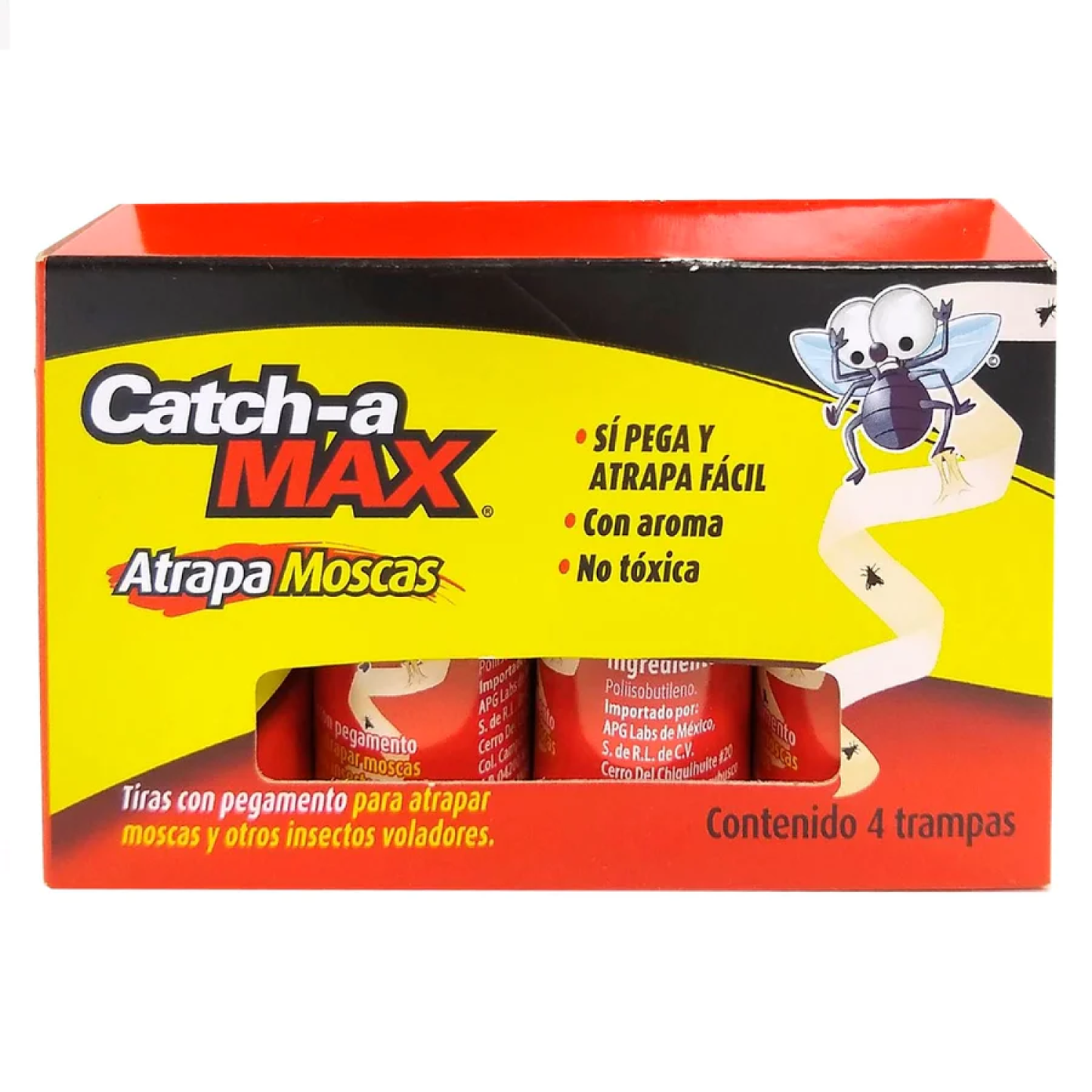 Trampa para moscas 4 piezas Catch-a Max