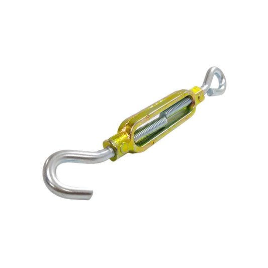Tensor de gancho y argolla 5/16 pulgadas dorado para ajuste y tensión de cables