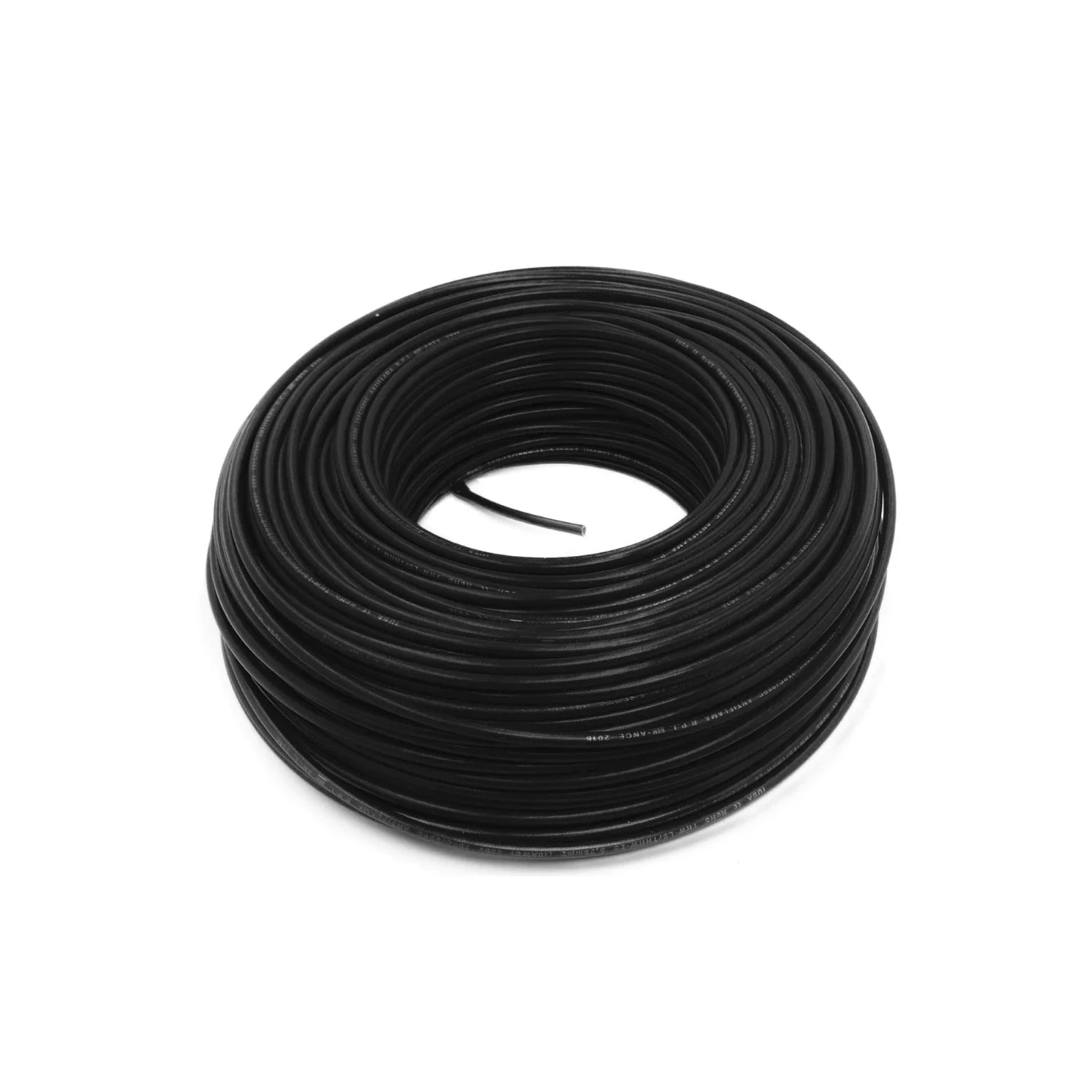 Rollo de cable eléctrico IUSA THW 10AWG negro antiflama libre de plomo