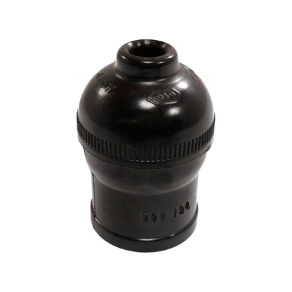 Socket sencillo baquelita negro Iusa 111