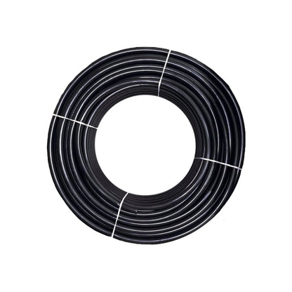 Poliducto negro en rollo, cédula 80, para conducción de agua e instalaciones hidráulicas.