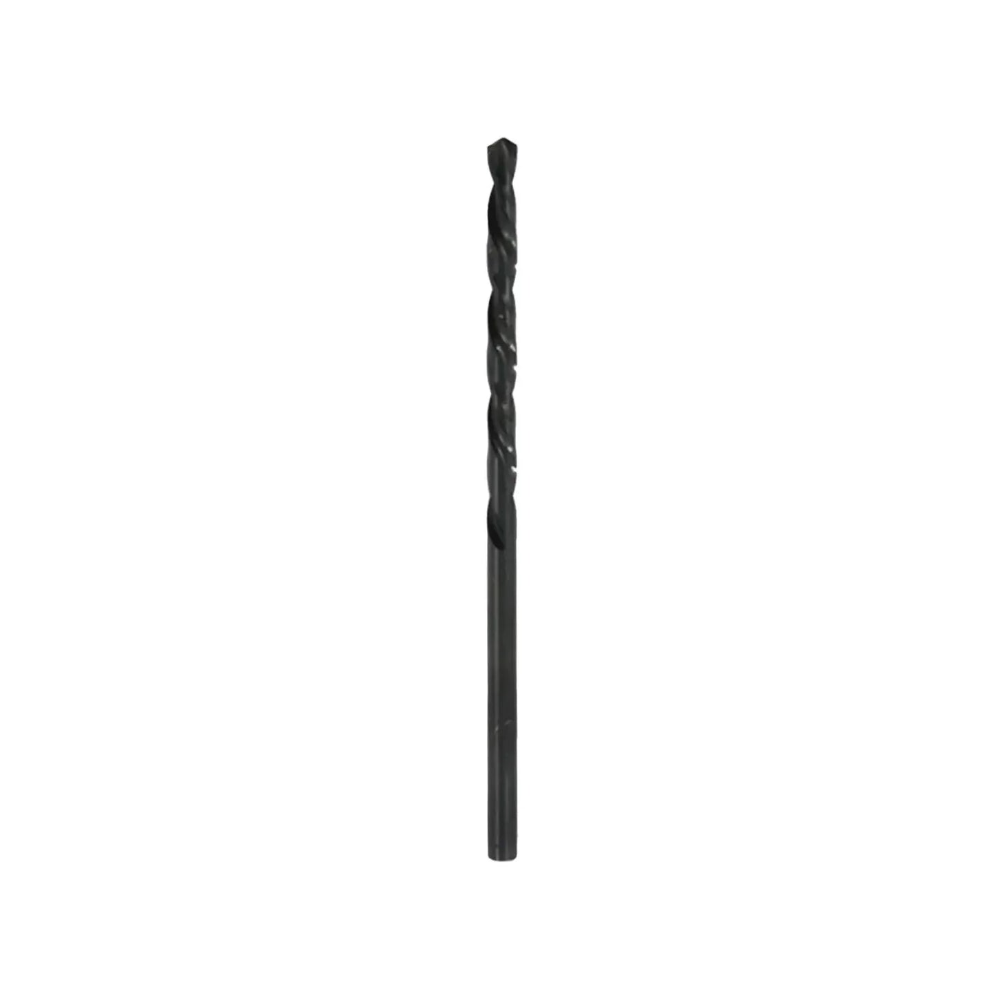 Broca helicoidal para metal de acero negro con punta de corte de precisión para taladro manual