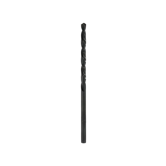 Broca helicoidal para metal de acero negro con punta de corte de precisión para taladro manual