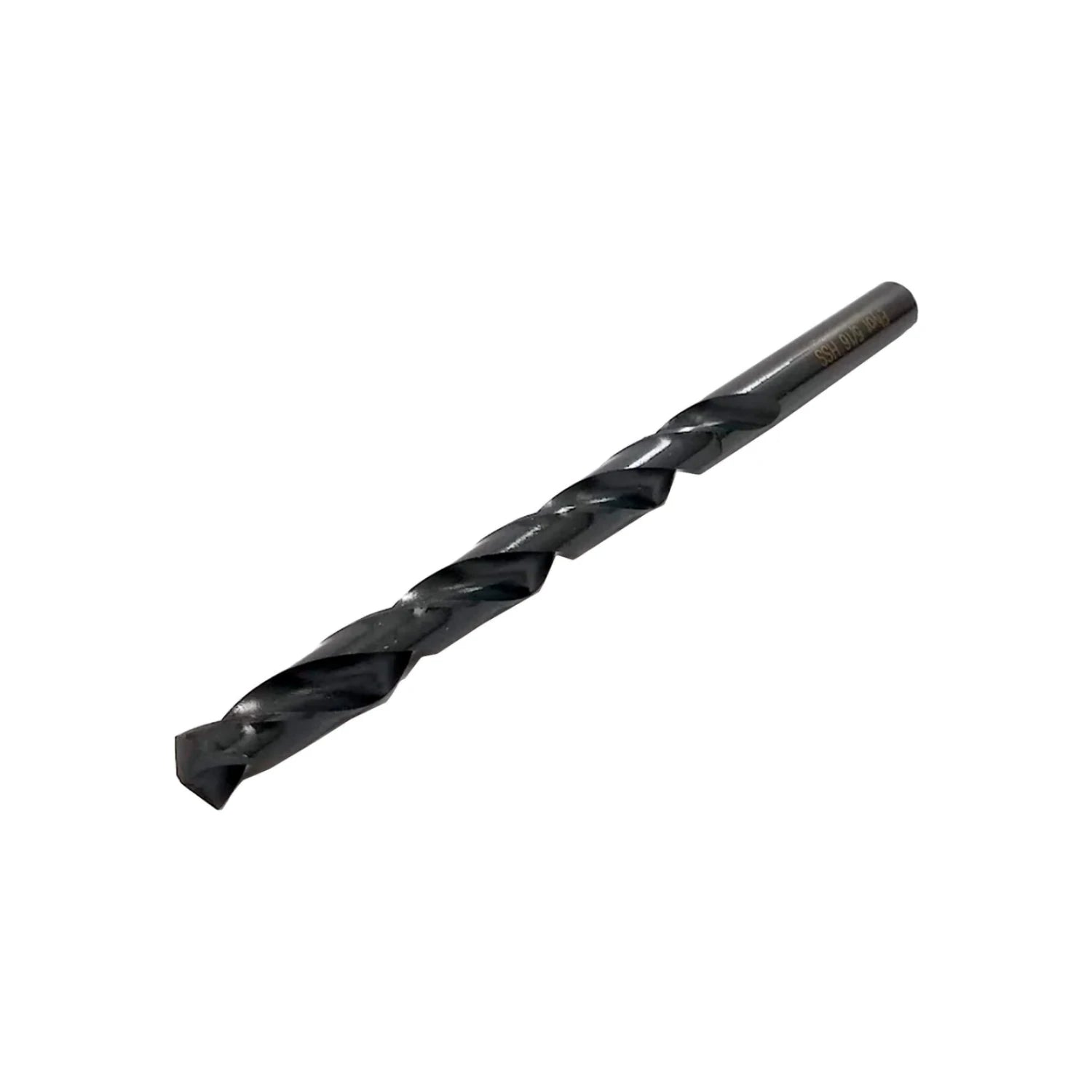 Broca de alta velocidad HSS negra 5/16" para perforar metal y madera con taladro