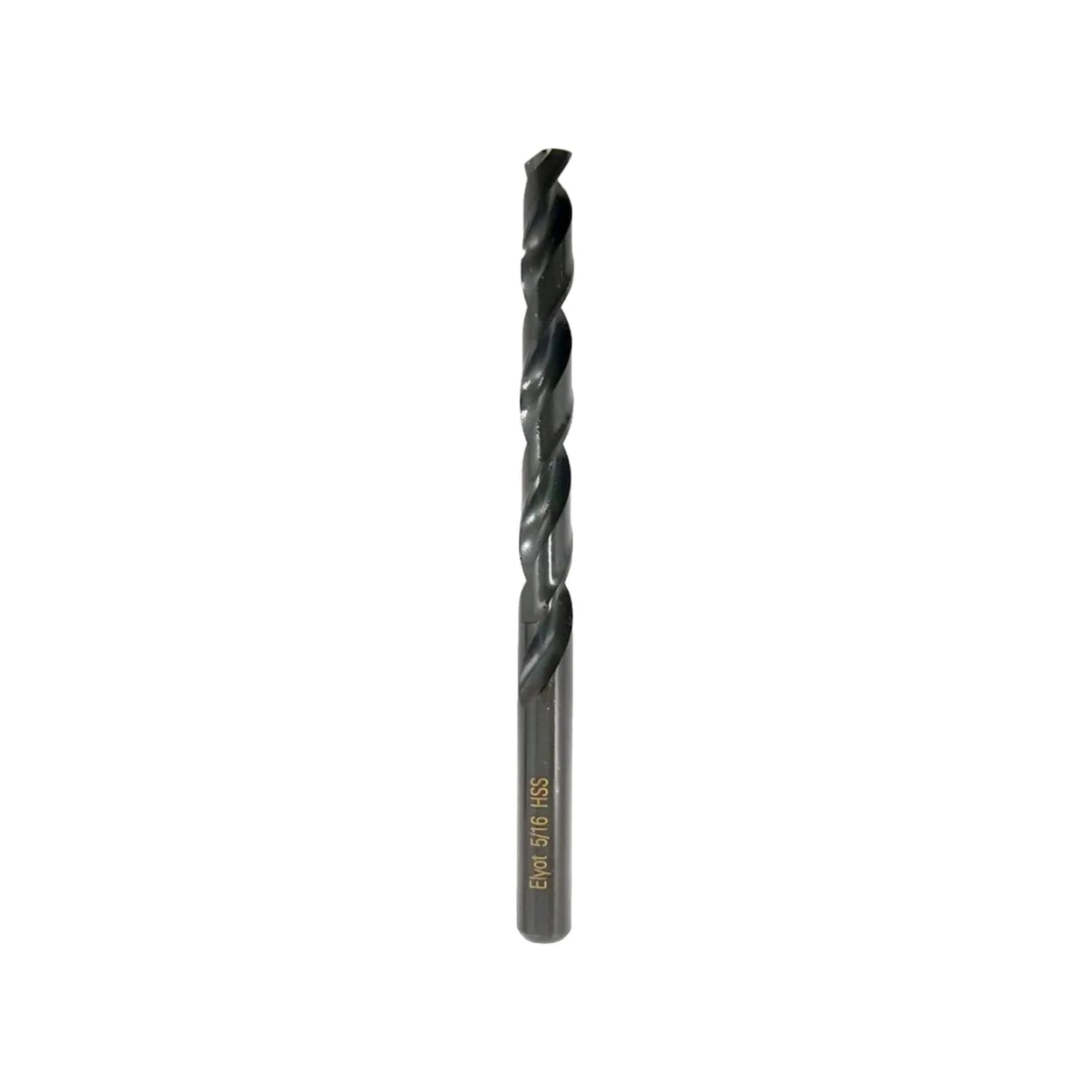 Broca de alta velocidad Elyot 5/16" HSS para metal, acabado negro.