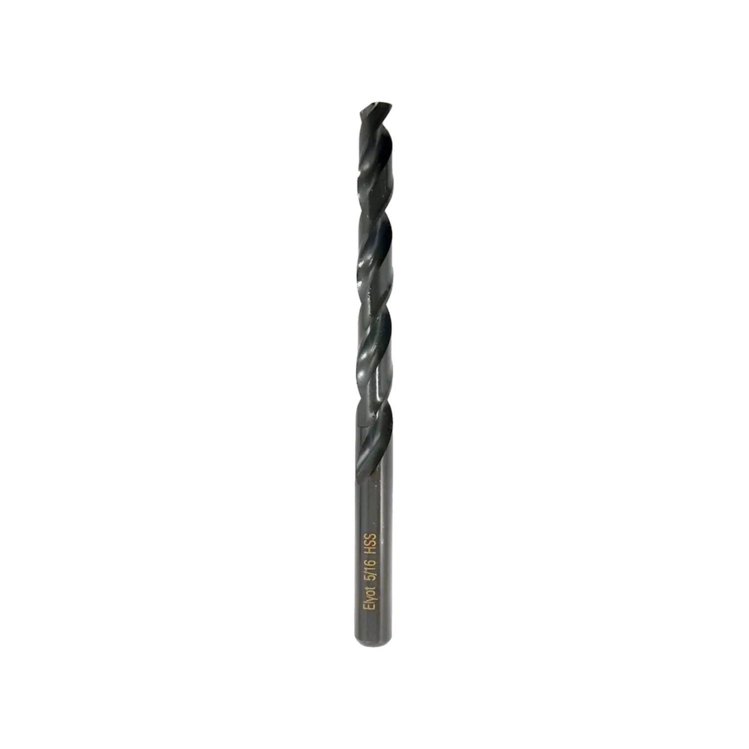Broca de alta velocidad Elyot 5/16" HSS para metal, acabado negro.