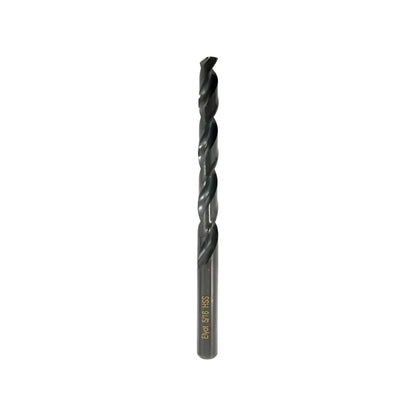 Broca de alta velocidad Elyot 5/16" HSS para metal, acabado negro.